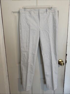 Club Monaco Grid Pattern Trousers